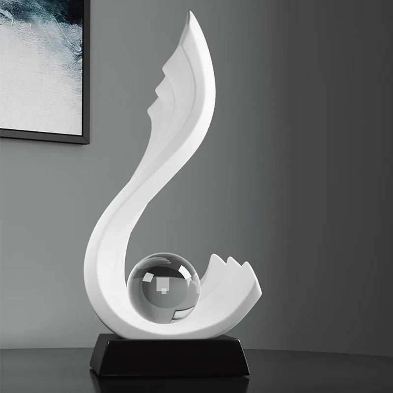 Ornamento Ondas do Mar Canto Decor