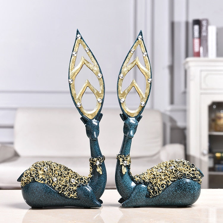 Ornamento The Deer - Conjunto com 2 peças Canto Decor