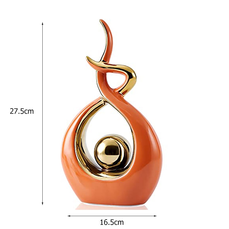 Ornamento Cerâmico Clássico - Linha HomeStyle Canto Decor