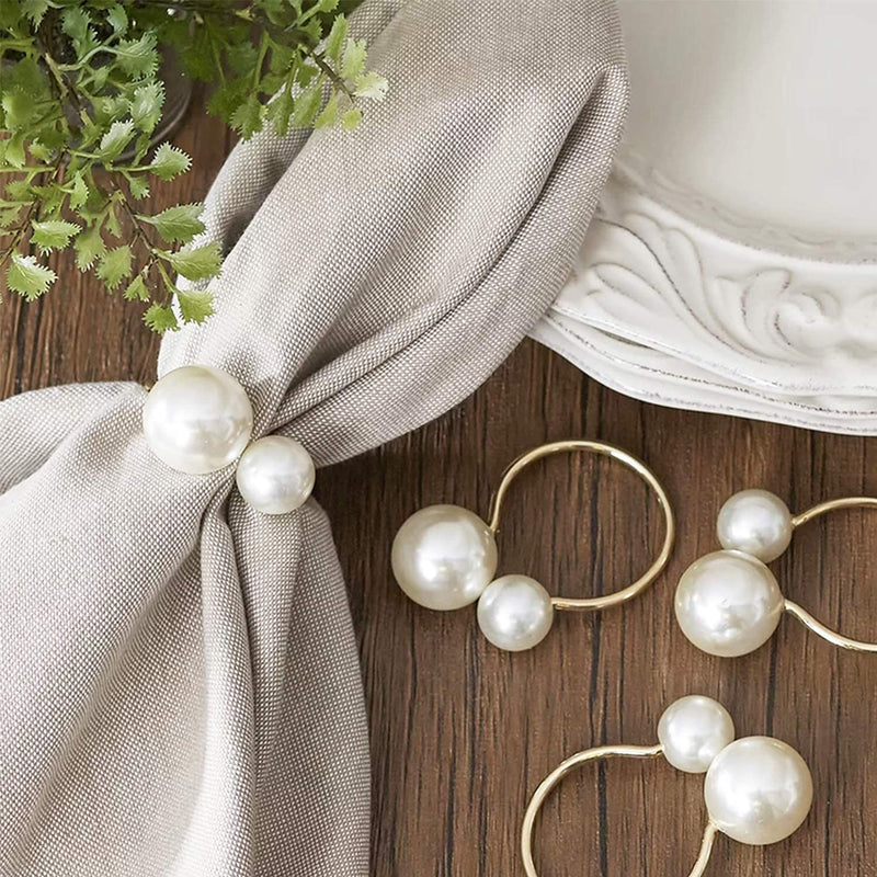 Jogo de Porta Guardanapos Linha Pérola - 6 peças | Canto Decor Canto Decor