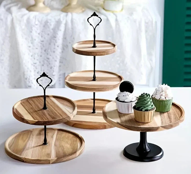 Suporte Bandeja em Camadas – Organização e Elegância para Sua Mesa | Canto Decor Canto Decor