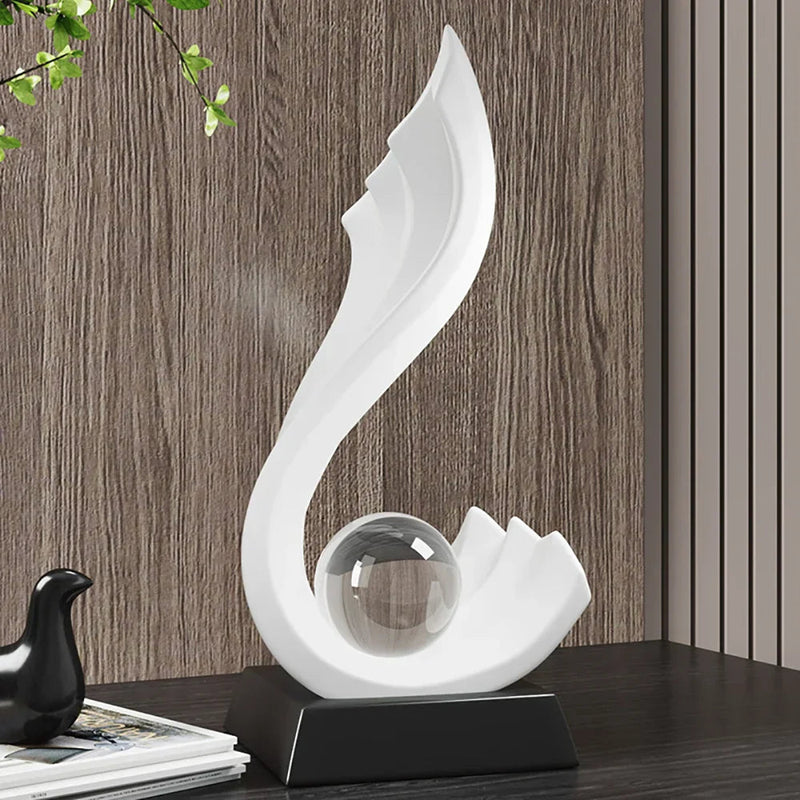 Ornamento Ondas do Mar Canto Decor