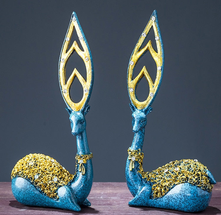 Ornamento The Deer - Conjunto com 2 peças Canto Decor