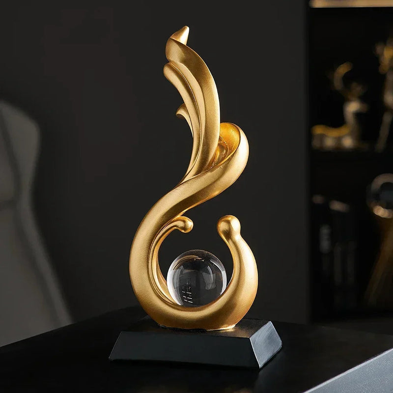 Ornamento Abstrato Flow Canto Decor