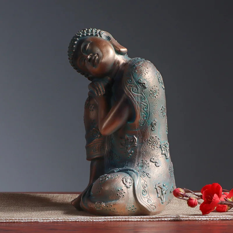 Escultura Buddha Adormecido Canto Decor
