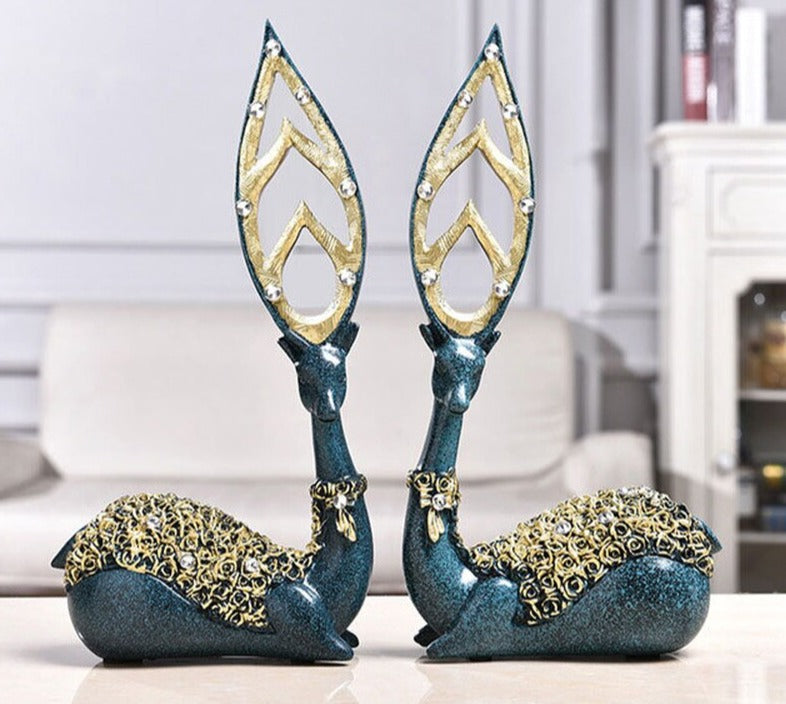 Ornamento The Deer - Conjunto com 2 peças Canto Decor
