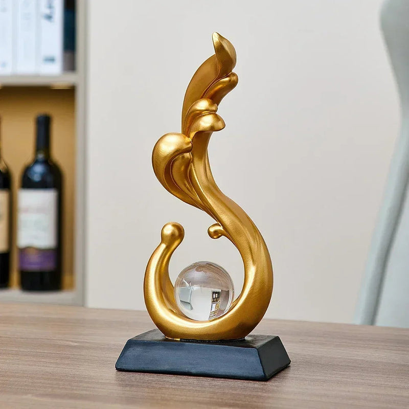 Ornamento Abstrato Flow Canto Decor