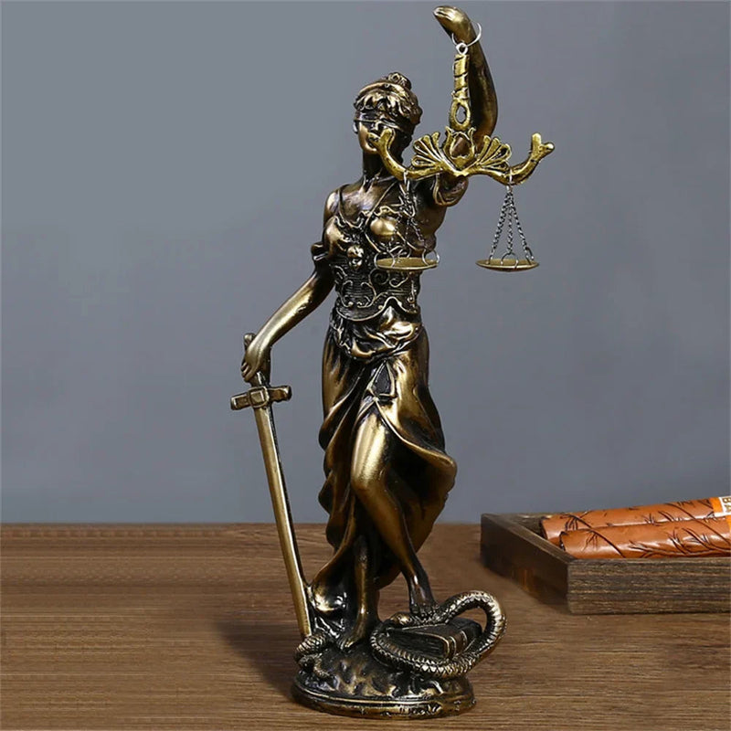Ornamento A Justiça é Cega Canto Decor