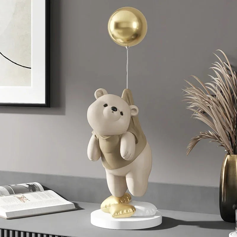 Ornamento Urso Polar e o Balão Canto Decor