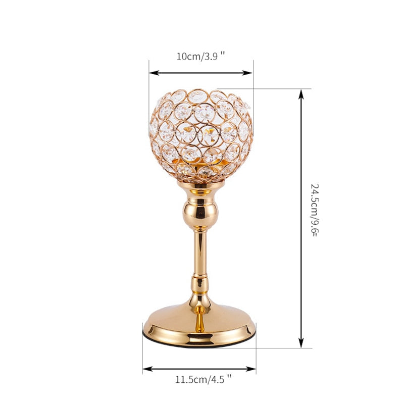 Castiçal Oval Lux – Elegância e Sofisticação para Sua Decoração | Decore PAZ Canto Decor