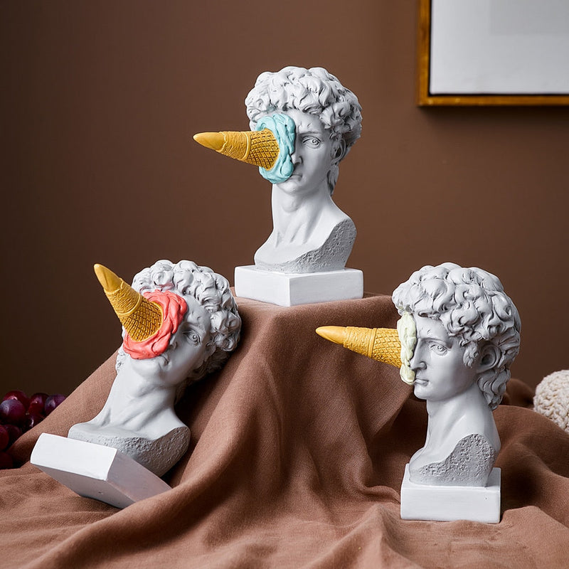 Escultura Contemporânea Ice Cream David Canto Decor