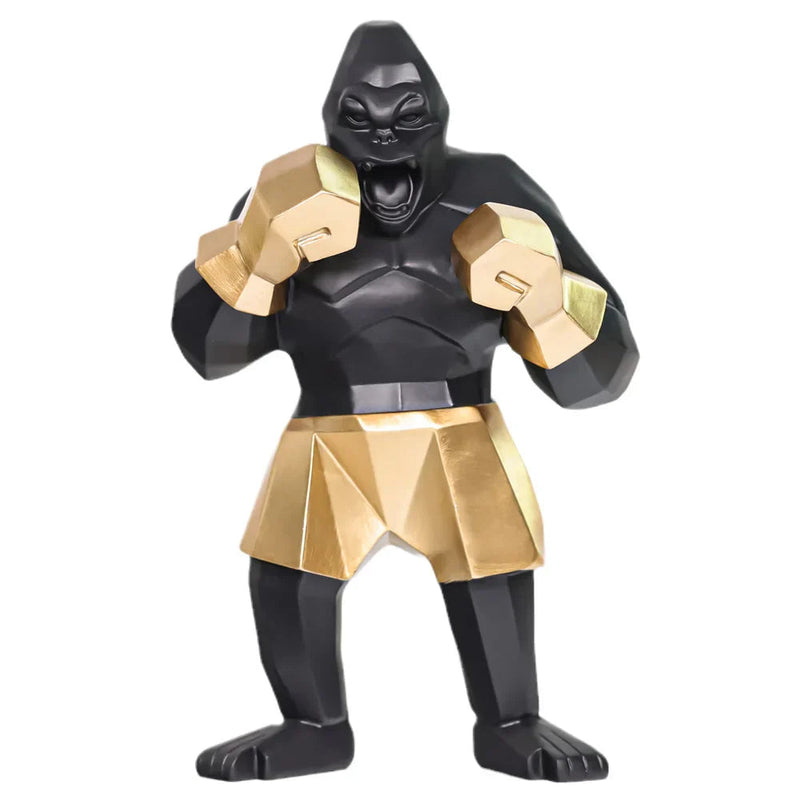 Ornamento Gorilla Boxeador Canto Decor