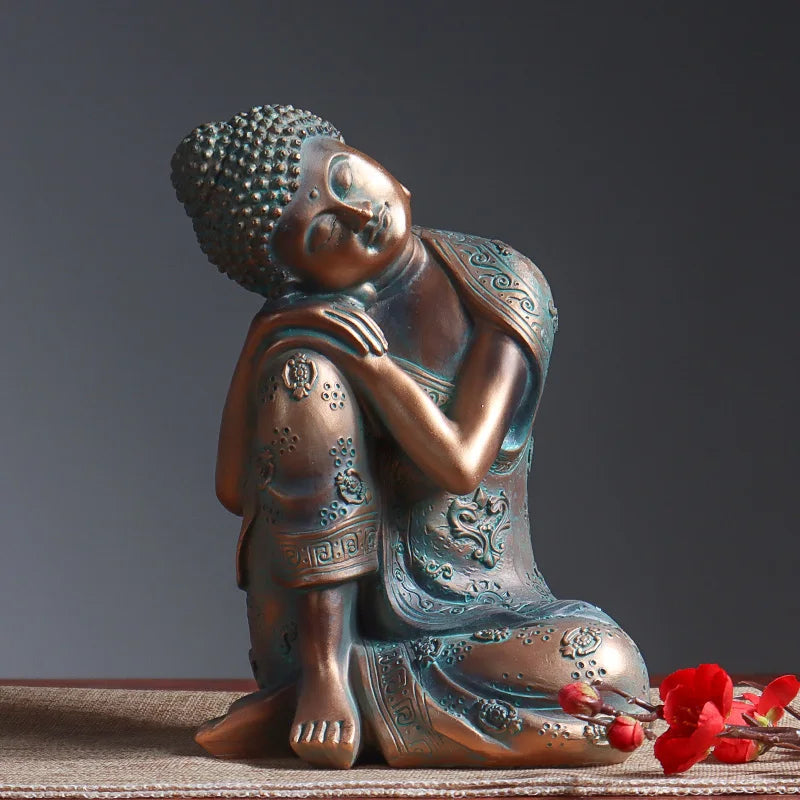 Escultura Buddha Adormecido Canto Decor
