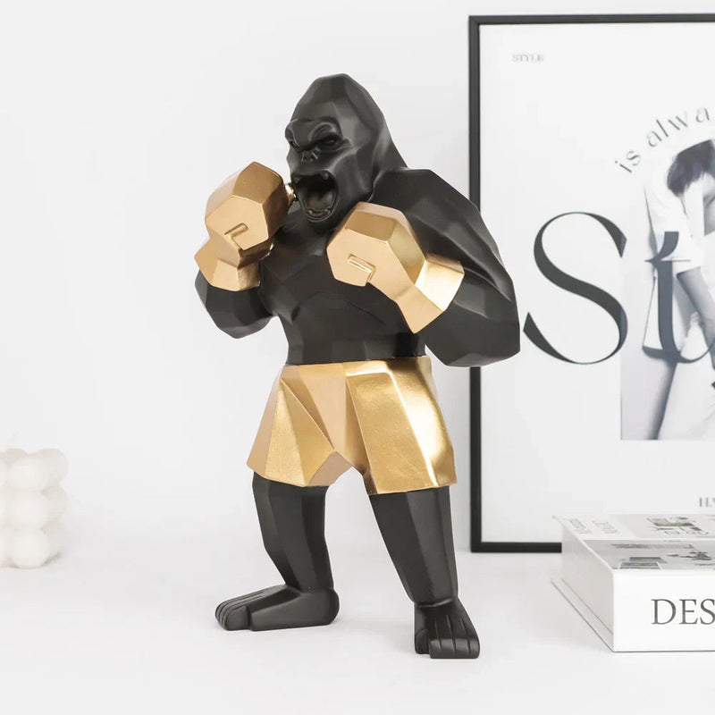 Ornamento Gorilla Boxeador Canto Decor