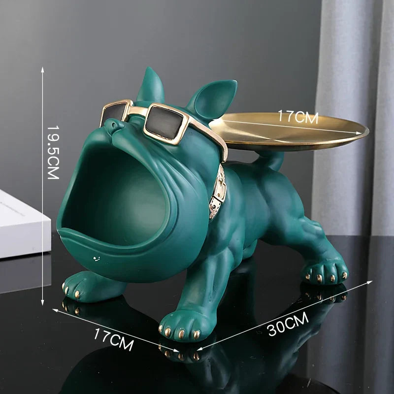 Ornamento Criativo Bulldog Inglês Canto Decor