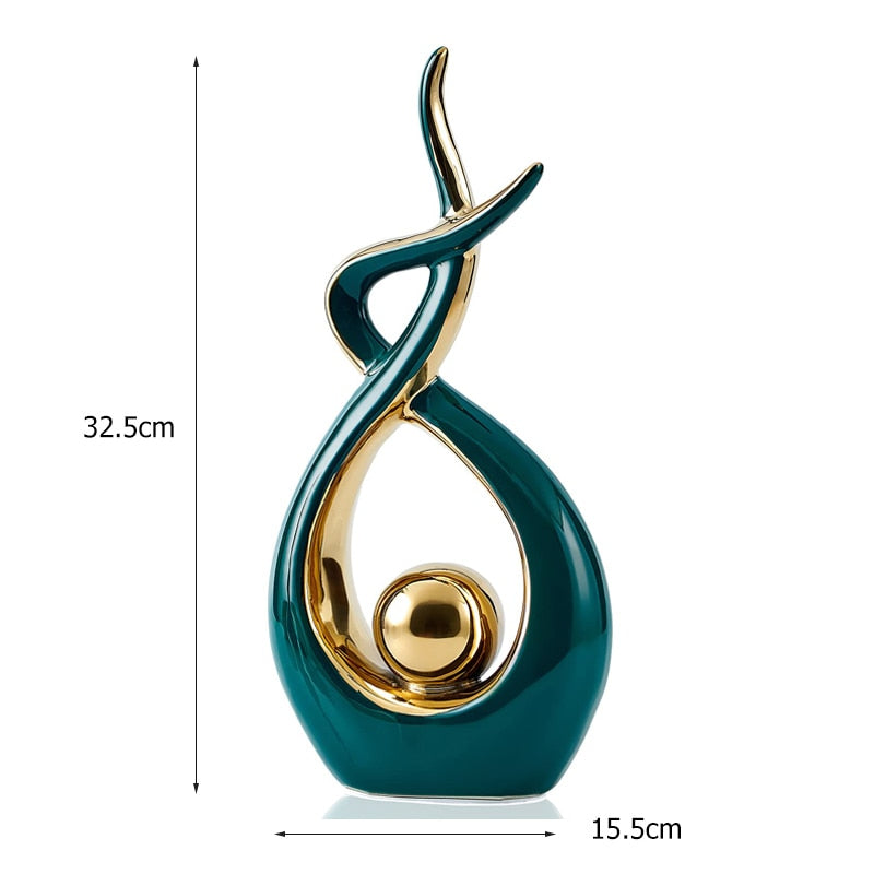 Ornamento Cerâmico Clássico - Linha HomeStyle Canto Decor