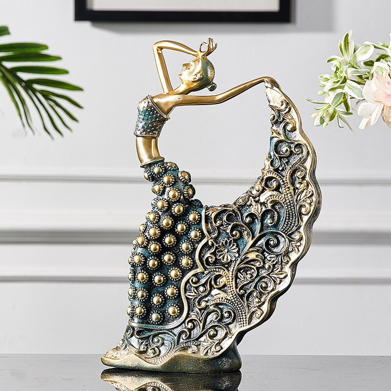 Ornamento A Dançarina – Graça e Sofisticação para sua Decoração Canto Decor