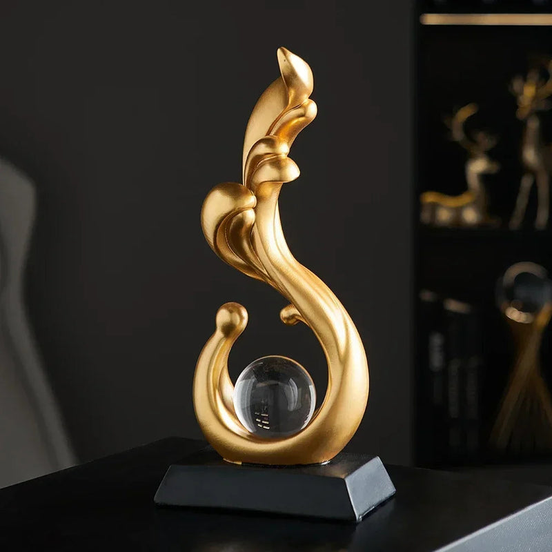 Ornamento Abstrato Flow Canto Decor