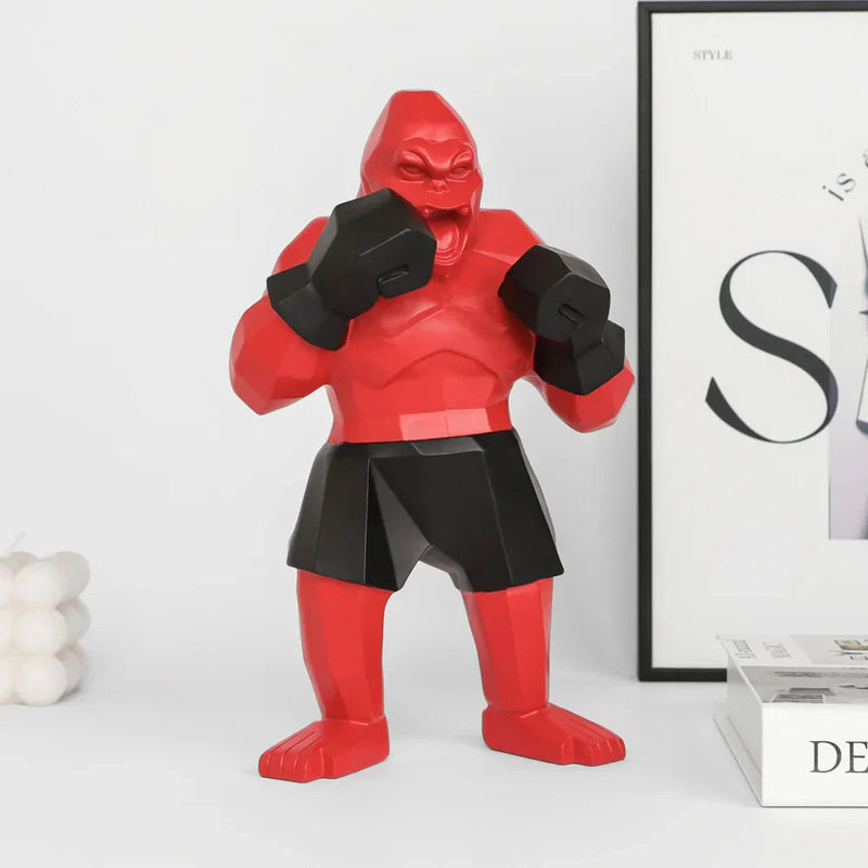 Ornamento Gorilla Boxeador Canto Decor