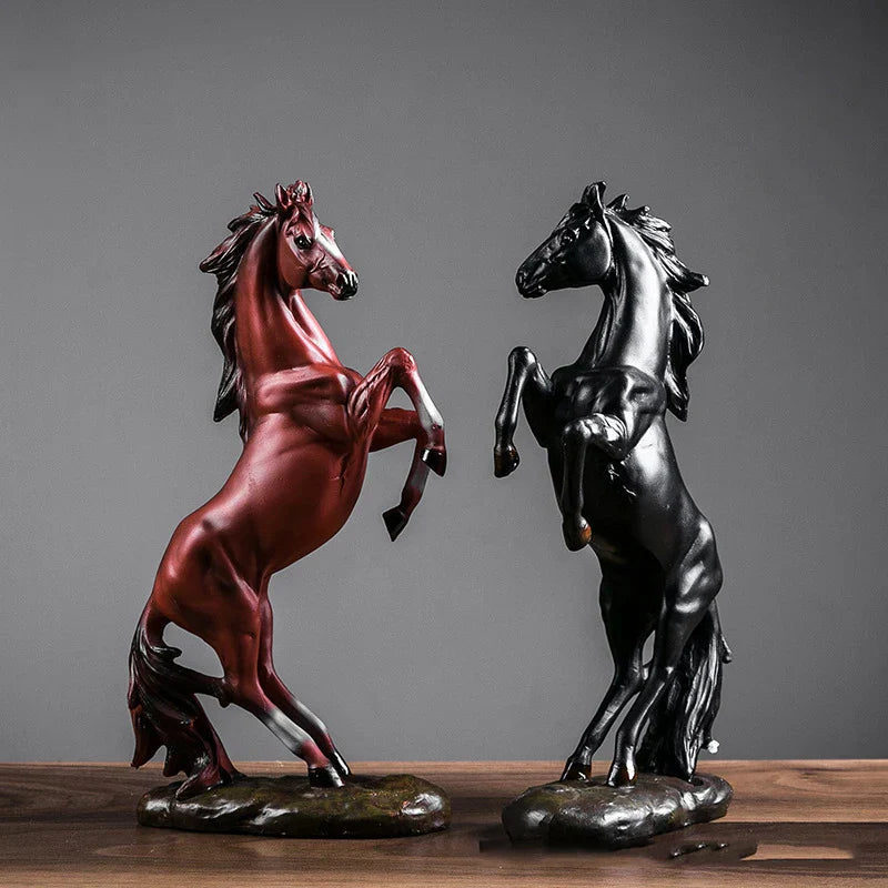 Ornamento Cavalo Imponente Canto Decor