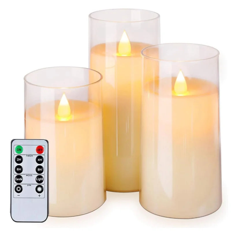 Velas Artificiais - Conjunto com 3 Peças | Canto Decor