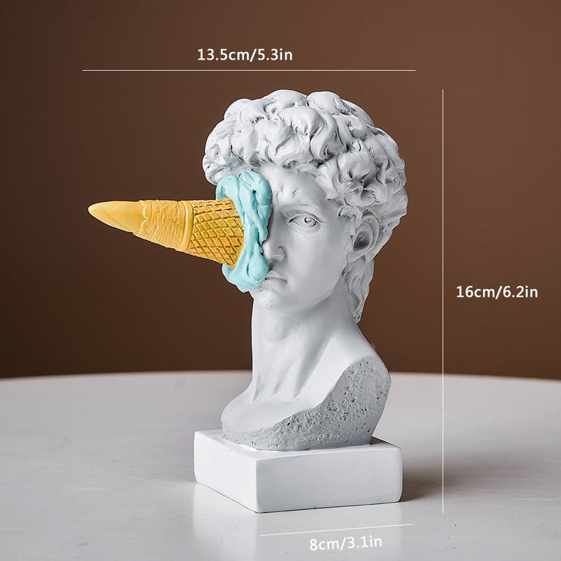 Escultura Contemporânea Ice Cream David Canto Decor