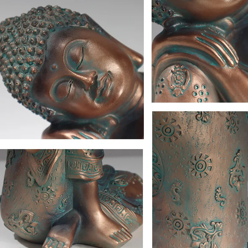 Escultura Buddha Adormecido Canto Decor