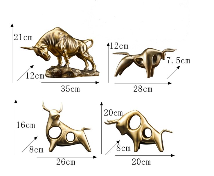 Escultura Taurus Canto Decor