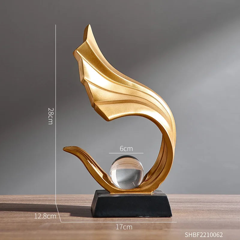Ornamento Abstrato Flow Canto Decor