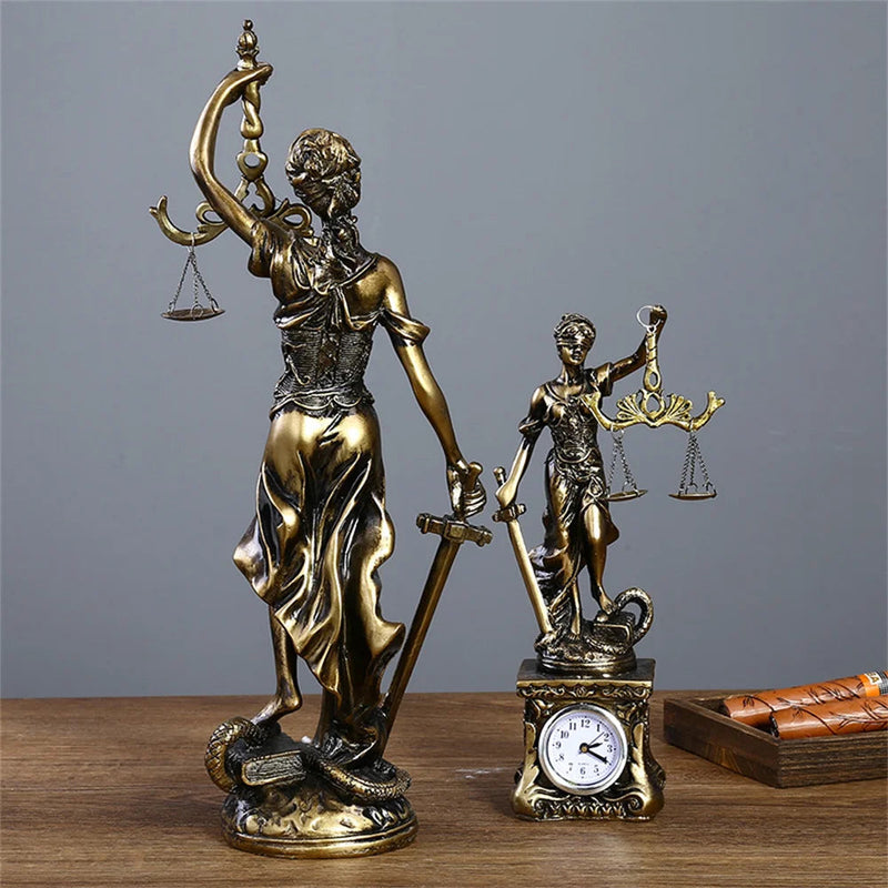 Ornamento A Justiça é Cega Canto Decor