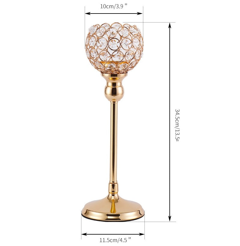 Castiçal Oval Lux – Elegância e Sofisticação para Sua Decoração | Decore PAZ Canto Decor