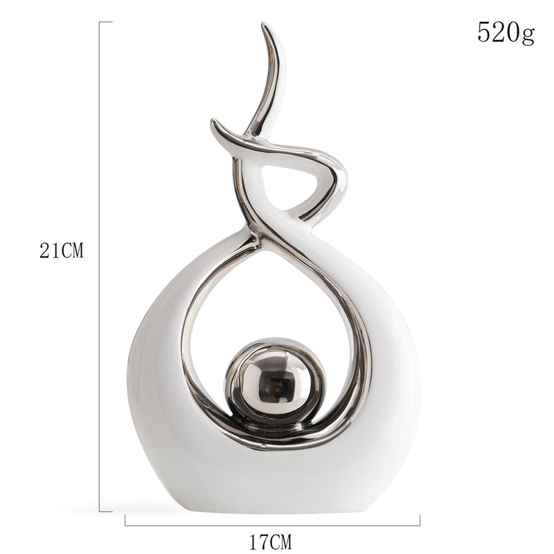 Ornamento Cerâmico Clássico - Linha HomeStyle Canto Decor
