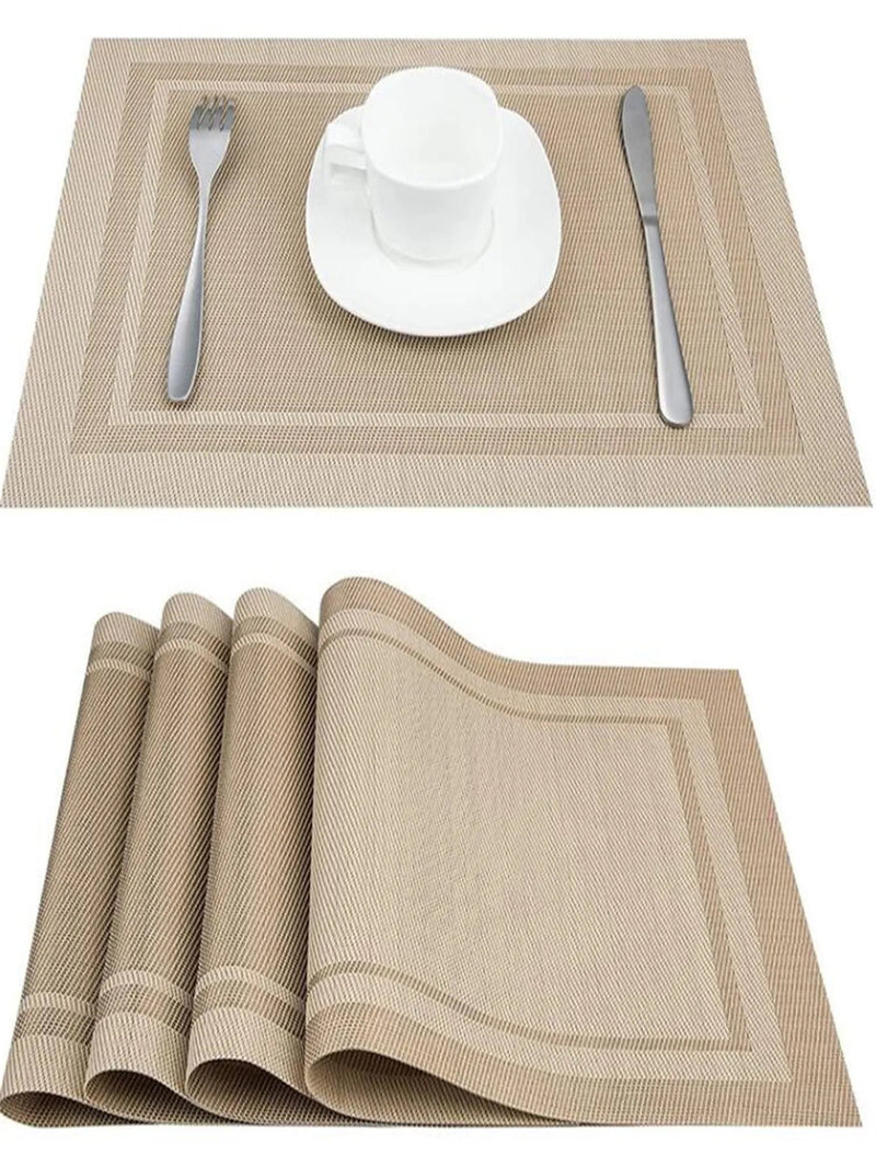Jogo Americano Retangular em PVC – Sofisticação e Praticidade para Sua Mesa Canto Decor