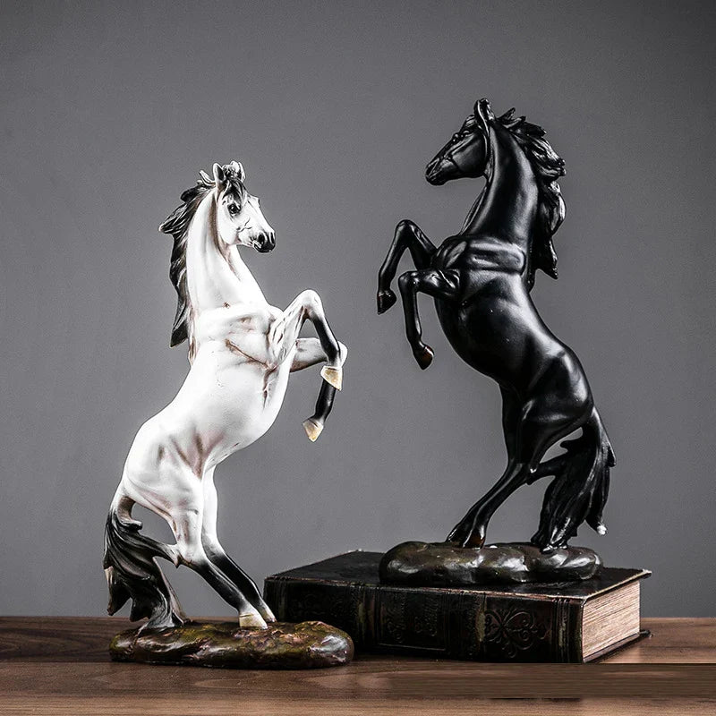 Ornamento Cavalo Imponente Canto Decor