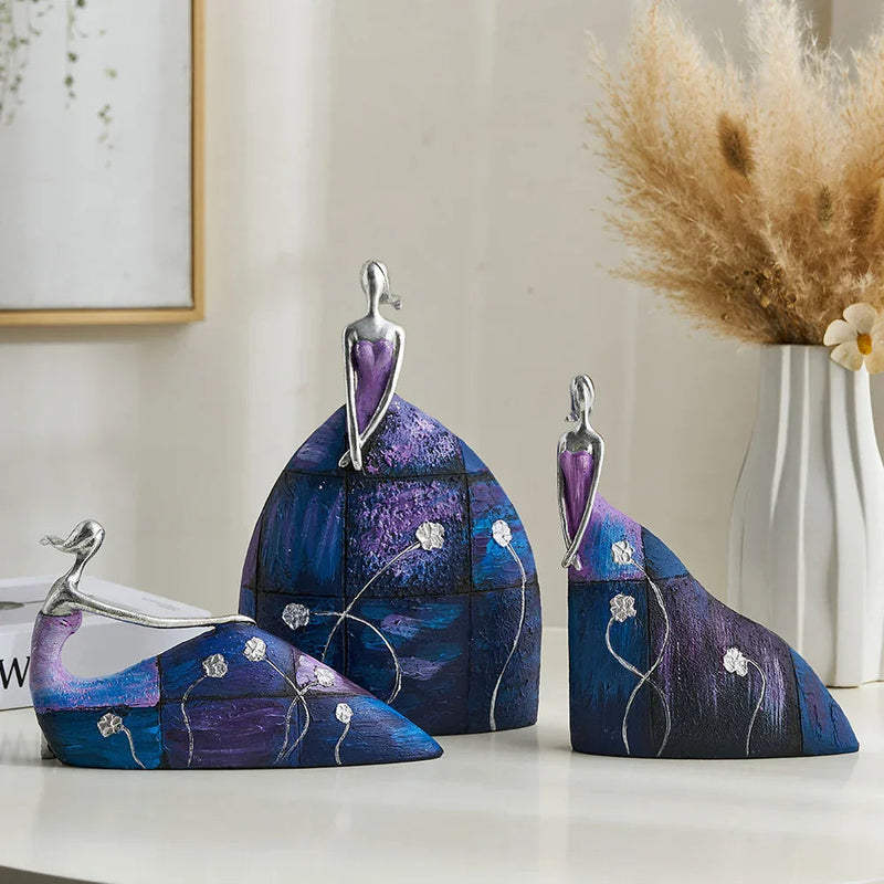 Ornamento Mulheres Abstratas Canto Decor