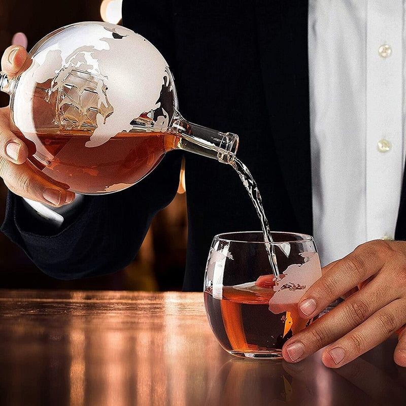 Decanter de Globo para Whisky | Canto Decor Canto Decor