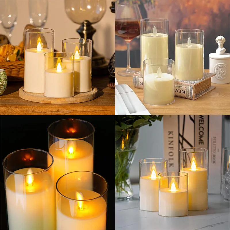 Velas Artificiais - Conjunto com 3 Peças | Canto Decor