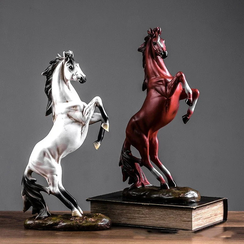 Ornamento Cavalo Imponente Canto Decor