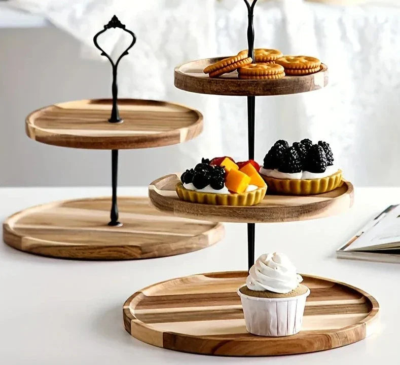 Suporte Bandeja em Camadas – Organização e Elegância para Sua Mesa | Canto Decor Canto Decor