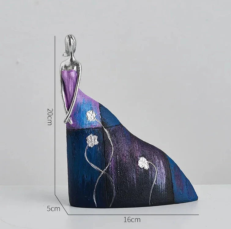 Ornamento Mulheres Abstratas Canto Decor