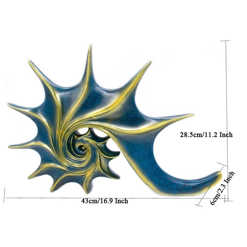 Ornamento Caracol do Mar Canto Decor