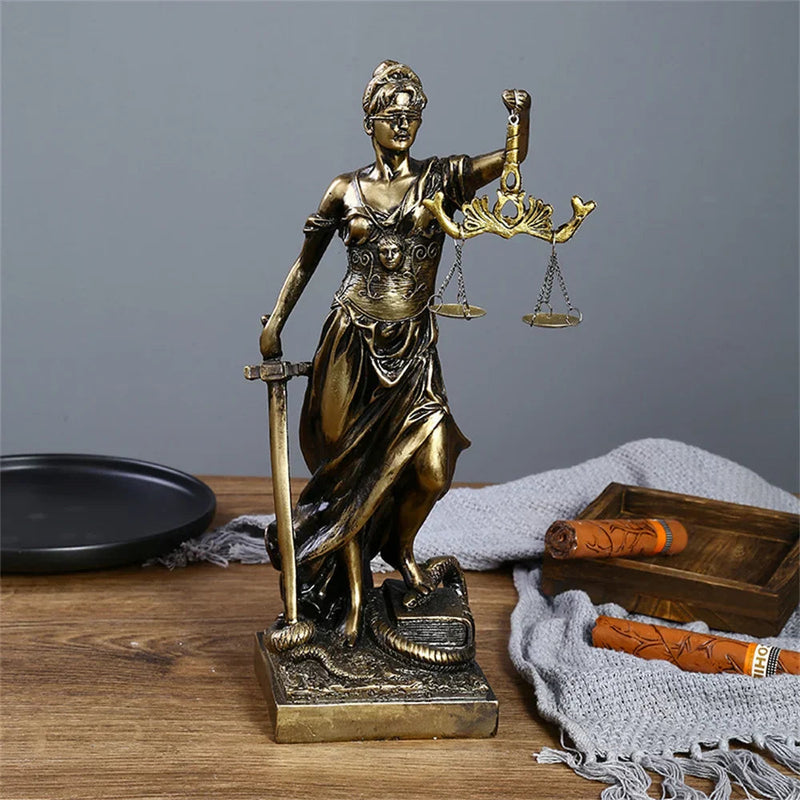 Ornamento A Justiça é Cega Canto Decor