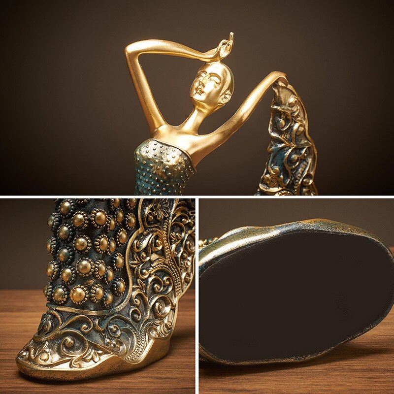 Ornamento A Dançarina – Graça e Sofisticação para sua Decoração Canto Decor