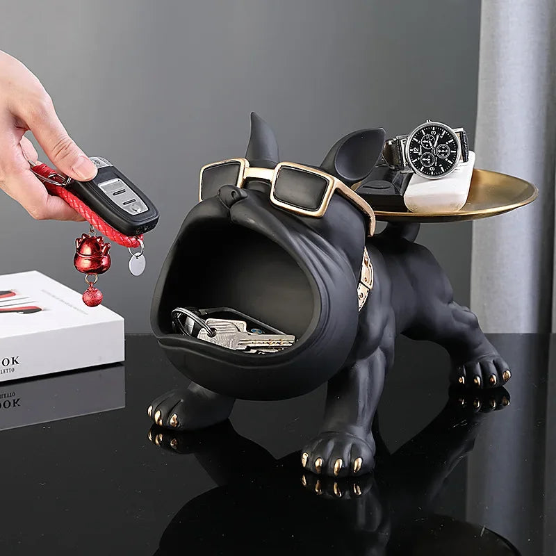 Ornamento Criativo Bulldog Inglês Canto Decor