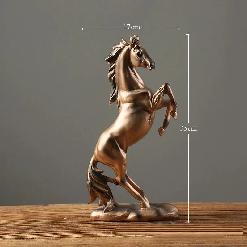 Ornamento Cavalo Imponente Canto Decor