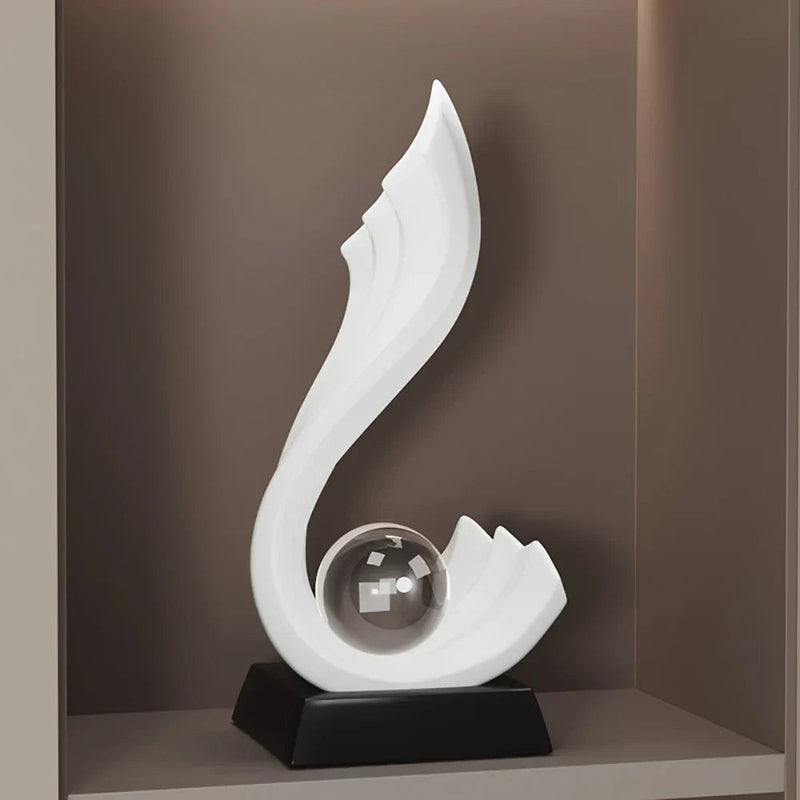 Ornamento Ondas do Mar Canto Decor