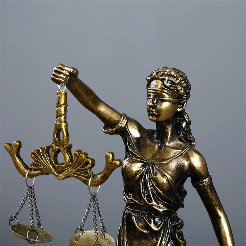 Ornamento A Justiça é Cega Canto Decor