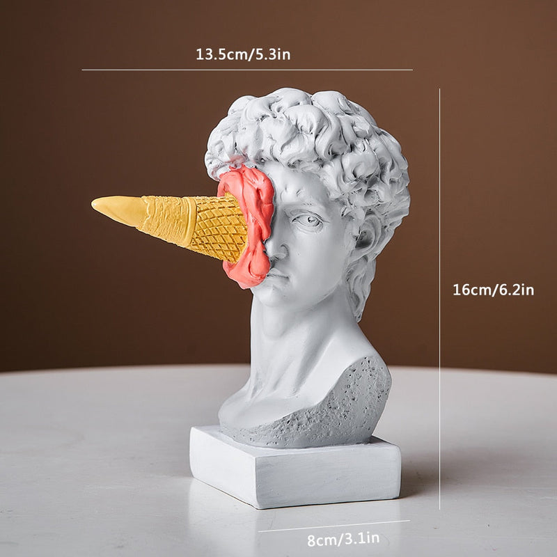 Escultura Contemporânea Ice Cream David Canto Decor