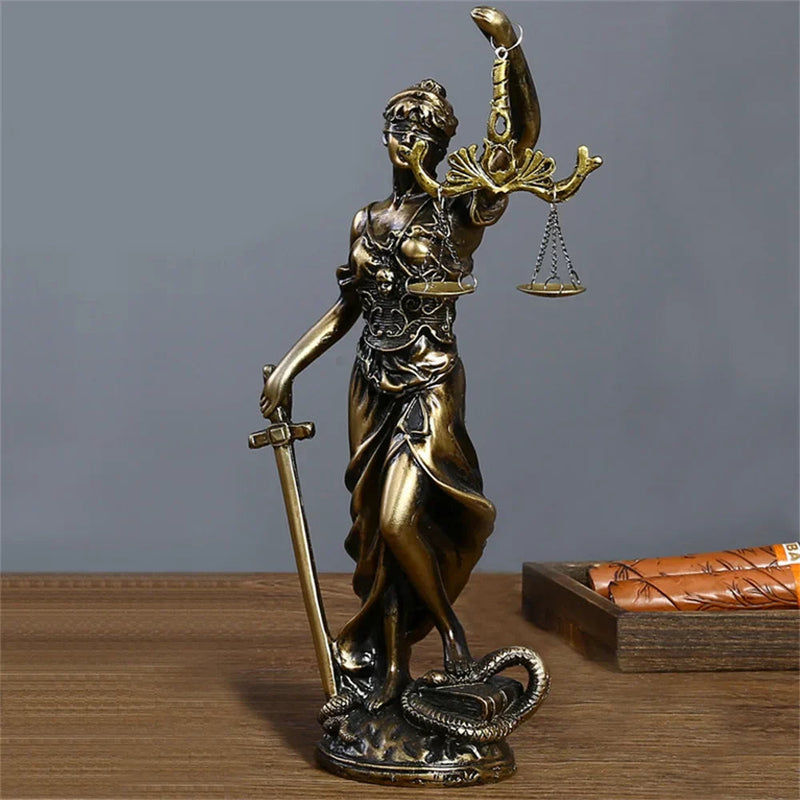 Ornamento A Justiça é Cega Canto Decor