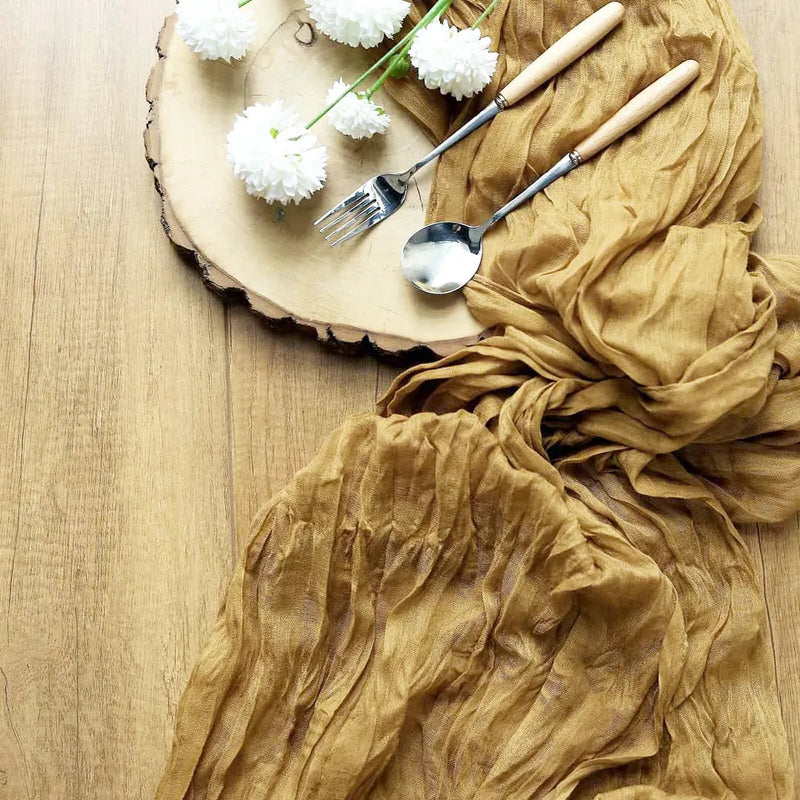 Jogo de Guardanapos de Tecido Linha Boho – Sofisticação e Charme para Sua Mesa - 6 unidades Canto Decor